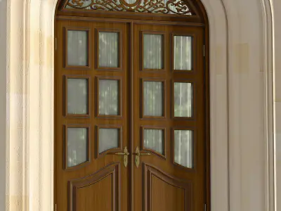 Windows and doors in the style of modern classics 3D model