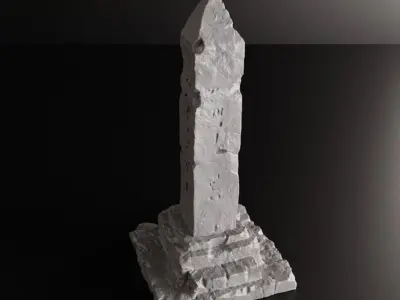 Forest Terrain Pack 1  Tabletop STL Set Pre Supported 3D print model