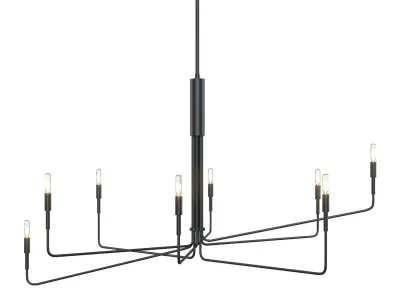 Clive 8-Arm Chandelier - Crate and Barrel 3D model