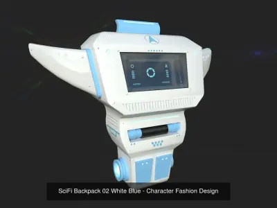 08 SciFi Backpack Collection - Character Fashion Design