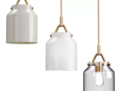 Henry Pendant Low-poly 3D model