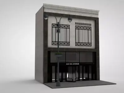 Building Facade 3D model