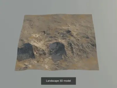 Planet Surface 3D models 3D Model Pack