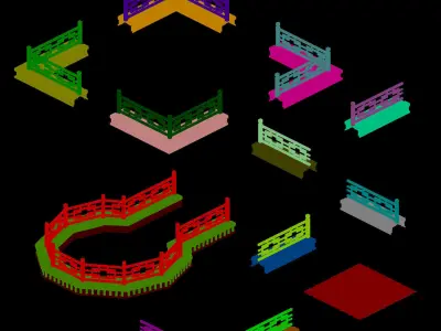 Architecture - Brothels - Platform Ground 041 3D model