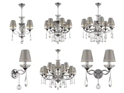 867 Campana Osgona Collection of Lamps 3D Model Pack