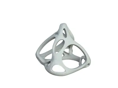 SciFi Cube Object No 62277 Low Poly Shape Low-poly 3D model