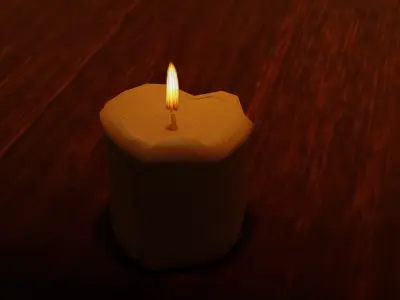 The Candle 3D model