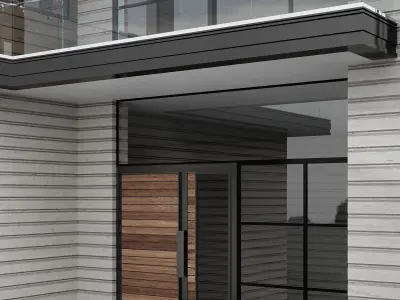 MODERN HOUSE NO18 A 3D model