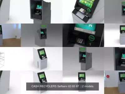 CASH RECYCLERS Selfserv 63 83 87  3D Model Pack