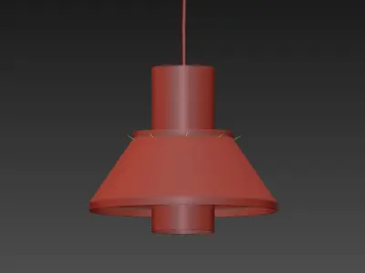 Brass Life and Pair of Life Pendant from Jo Hammerborg 3D model