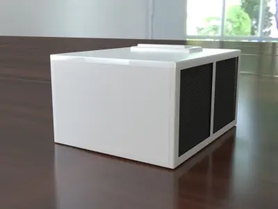 Retro Style Window Air Conditioners 3D model