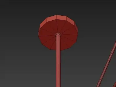 TIMELESS modern sputnik chandelier 3D model