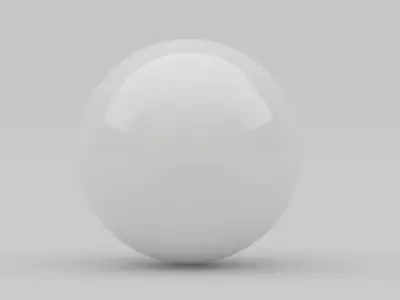 Pool Snooker Ball white 3D model