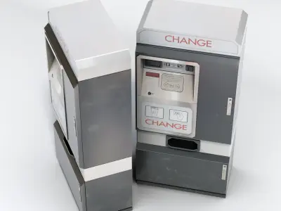 Change Machine Low-poly 3D model