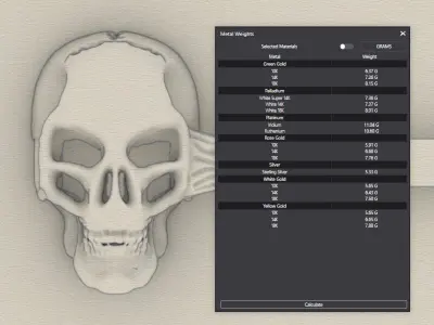 Alien Skull Bracelet SciFi Jewelry 3D Print STL OBJ 3D print model