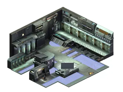 Crystal Palace arsenal - indoor 3D model
