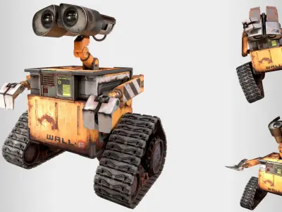 Wall-E Low-poly 3D model