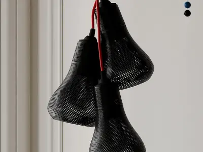 KAYANS Pendants by Plumen Chandelier 3D model