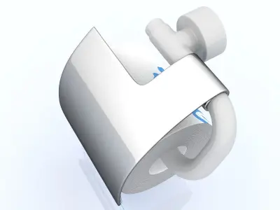 Toilet Paper 02 3D model