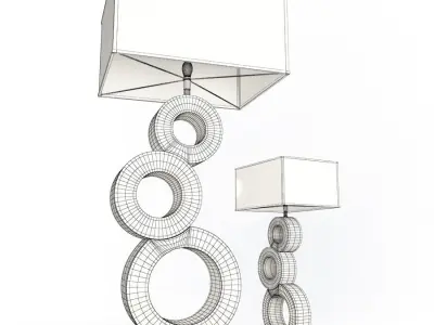 Floor Lamps Circus 3D model