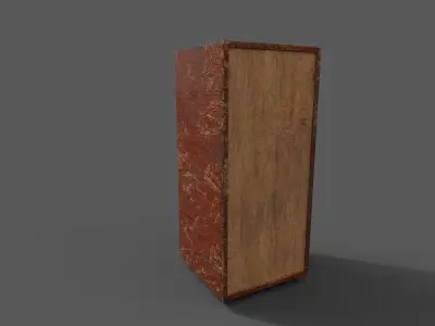 Old Modern Furniture 3D Model Terror Low-poly 3D model get