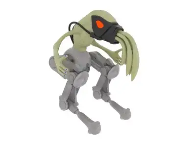  Oddworld Mech Slig  Low-poly 3D model