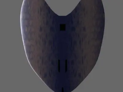 Ray space yacht 3D print model