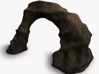 Small Arch - Dirt 2 Low-poly 3D model