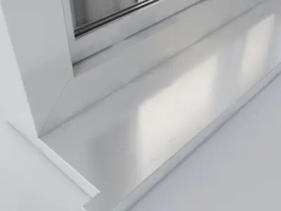 Window for exteriors Low-poly 3D model