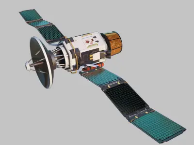 Game-ready sci-fi spaceships collection 3D Model Pack