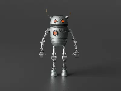 Robot V29 Low-poly 3D model