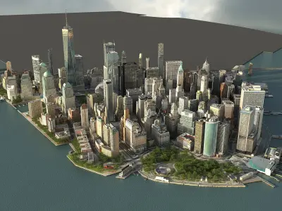  Manhattan Lower Low Poly 