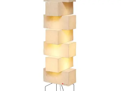 Akari floor lamp UF4 L10 3D model
