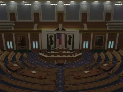 House Chamber Low-poly 3D model