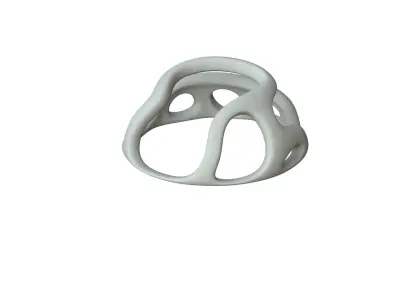 SciFi Cube Object No 44884 Low Poly Shape Low-poly 3D model