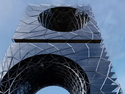 Future building 04 3D model