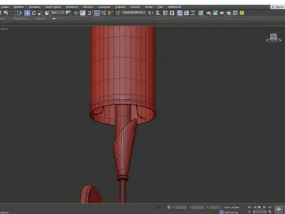 Tate Sconce Low-poly 3D model