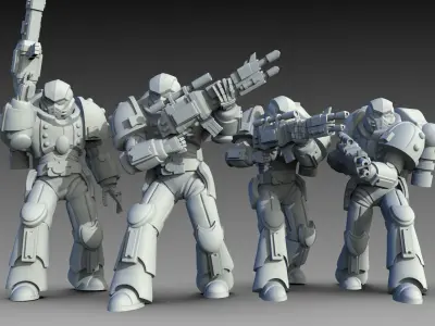 Planetary Raiders 3D print model