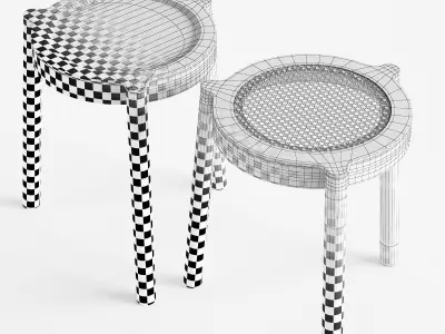 Northern - Pal Stool 3D model