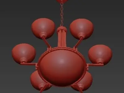 Possini chandelier 3D model