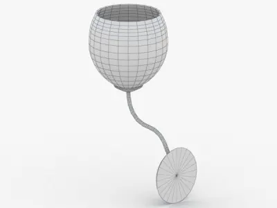 1479 - Bra Lamp Low-poly 3D model