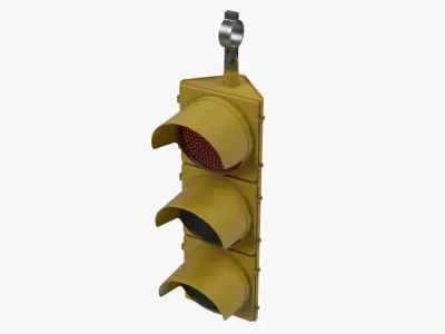 Traffic Lights Set 3D model