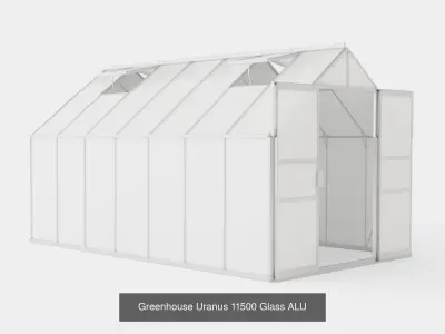 Collection of Greenhouse Uranus ALU - 4 Models 3D Model Pack
