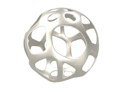Abstract Sphere v11 002 Low-poly 3D model