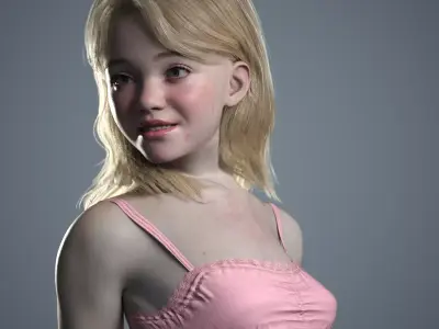 Teen Nina for Genesis 9 3D model