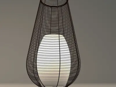 Reed Lamp 3 3D model