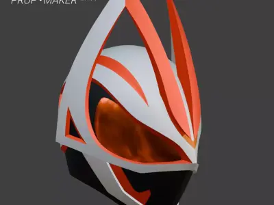 DIY Kamen Rider Geats Helmet Cosplay EVA Foam Template 3D model
