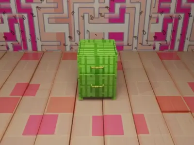 Low Poly interior assets Low-poly 3D model