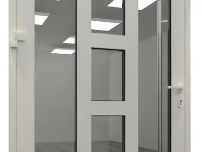 Aluminum Joinery Doors 3D model