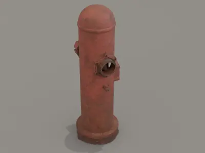 Hydrant Low-poly 3D model